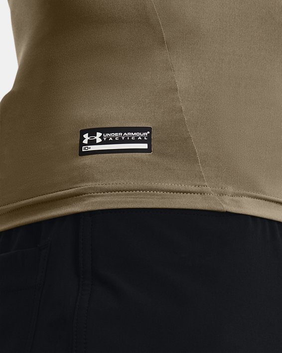 Men's Tactical HeatGear® Compression Short Sleeve T-Shirt, Brown, pdpMainDesktop image number 3